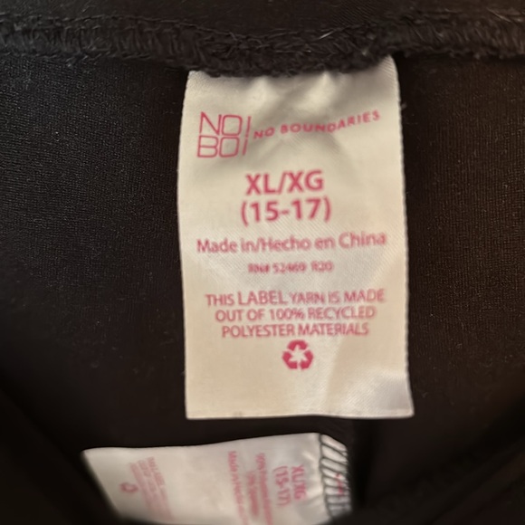 No boundaries black leggings size XL 15–17 - Picture 4 of 4